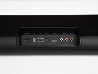 Bluesound - PULSE CINEMA MINI Wireless Streaming Soundbar - Black - Back View