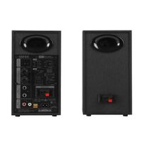 Edifier - MR3 Active Bookshelf Speakers, Computer Speakers - Bluetooth and Optical Input - 2.0 St... - Back View