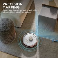 Shark - Stratos 2-in-1 Robot Vacuum & Mop With 25+ Hands-Free Features & NeverTouch Self-Cleaning... - Back View