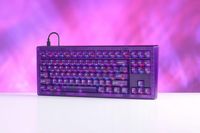 DROP - CSTM80 TKL Wired Mechanical Gaming Keyboard with RGB Backlighting - Atomic Purple - Back View