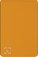 Ledger - Nano Gen 5 Magnet Folio - Bitcoin Orange - Back View