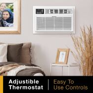 Whirlpool - 8,000 BTU Through the Wall Air Conditioner - White - Back View
