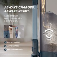 Shark - PowerDetect Speed Clean & Empty System, HEPA Filtration, MultiFlex Reach, up to 60 min Ru... - Back View