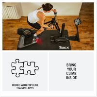 Garmin - Tacx Alpine Indoor Cycling Gradient Simulator - Black - Back View