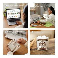 Cricut Explore 4 + Starter Bundle - Seashell - Back View