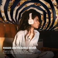 Marshall - Major V Wireless On-Ear Bluetooth Headphones with Lightweight Foldable Design and Micr... - Back View