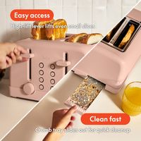 Bella - 4-Slice Toaster - Blossom - Back View