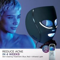 Shark - CryoGlow Under-Eye Cooling + LED Anti-Aging & Skin Clearing Face Mask - Starlight Dream - Back View