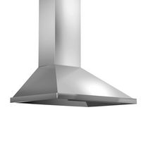 ZLINE - 36 inches - Convertible - Wall Range Hood - Stainless Steel - Back View