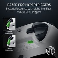 Razer - Wolverine V3 Pro Wireless Gaming Controller with 6 Remappable Buttons, Fast Triggers, Des... - Back View