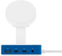 Hyper - HyperDrive Flex MagCharge 5 Port USB-C Hub - Blue - Back View
