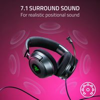 Razer - Kraken V4 X Wired Gaming Headset for PC, Mac, Playstation, Nintendo Switch, Steam Deck, M... - Back View