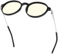 GUNNAR - Loop Computer Glasses with Blue Light Reduction , Clear Lenses - Onyx Mercury - Back View