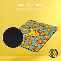 Razer - Gigantus V2 Cloth Gaming Mouse Pad (Medium) - Pokémon Edition - Back View