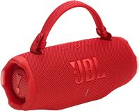 JBL - Charge 6 Portable Wireless Speaker - 2025 - Red - Back View