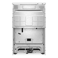 Whirlpool - 5.3 Cu. Ft. Freestanding Gas Range with Cooktop Flexibility - White - Back View