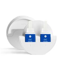 Pura - Capri Volcano V5 Smart Air Diffuser Set - Blue - Back View