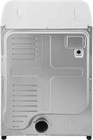 Insignia™ - 7 Cu. Ft. Gas Dryer with Sensor Dry - White - Back View