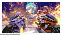 Neptunia Riders VS Dogoos - PlayStation 5 - Back View