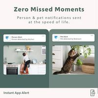 Swann - EVO 2K HD Pan-Tilt Indoor Wi-Fi Security Camera W/ Auto Tracking, Motion/Pet/Person Detec... - Back View