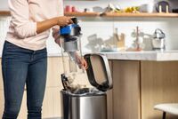 BISSELL - CleanView Swivel Pet Upright Vacuum Cleaner - Blue - Back View