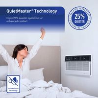 Friedrich - 700 Sq. Ft. 14,000 BTU Smart Through-the-Wall Air Conditioner 10,600 BTU Heater with ... - Back View
