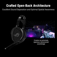 ASUS - ROG Kithara Wired Audiophile Open-Back Gaming Headset with ROG-Tuned HIFIMAN Planar Magnet... - Back View