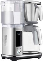 Breville - the Luxe Brewer Glass Coffee Maker - Brushed Stainless Steel - Back View