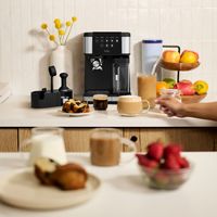 bella PRO - Barista Elite Espresso Drink Station+ - Stainless Steel - Back View