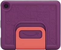 Amazon - Fire HD 8 Kids tablet, ages 3-7 | 3GB memory, 13-hr battery, 32GB, (2024 release) - Grape - Back View