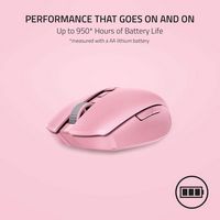 Razer - Orochi V2 Lightweight Optical Gaming Mouse With 950 Hour Battery Life - Wireless - Quartz - Back View
