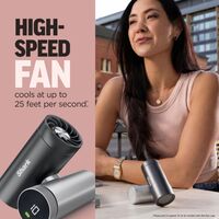 Shark - ChillPill 3-in-1 Personal Cooling System with Fan, InstaChill Cooling Plate & Dry-Touch M... - Back View