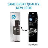 HP - 32XL Original Ink Bottle - Black - Back View