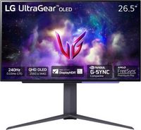 LG UltraGear 27" OLED QHD 240Hz 0.03ms FreeSync and NVIDIA G-SYNC Compatible Gaming Monitor with ...