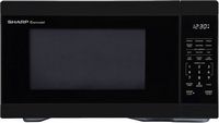 Sharp - 1.1 cu ft Countertop Microwave With Sensor Cooking - Black