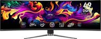 MSI - MPG 491CQP QD-OLED 49" 5120x1440 (DQHD) Curved OLED Quantum Dot Monitor 144Hz 0.03ms(GTG) H...