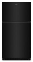 Whirlpool - 21.3 Cu. Ft. Wide Top Freezer Refrigerator with Total Coverage Cooling - Black