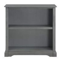 OSP Home Furnishings - Country Meadows 2-Shelf Bookcase - Plantation Grey