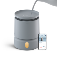 Blueair - Smart Dreamwell Evaporative Humidifier, 1-Gallon Tank, Mist &amp; Mold Free, 596 sq ft, Gre...
