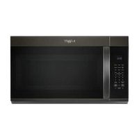 Whirlpool - 1.9 Cu. Ft. Over-the-Range Microwave with Sensor Cooking - Black Stainless Steel