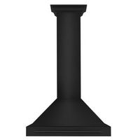 ZLINE - 30 inches - Convertible & Externally Vented - Wall Range Hood - Black stainless steel
