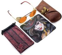 GUNNAR - Borderlands Moxxi Computer Glasses with Blue Light Reduction, Amber Max Lenses - Jackpot...