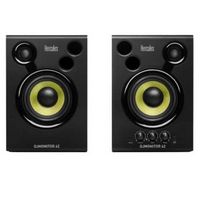 Hercules - DJ Monitor 42 - 2 x 20 watts RMS Active Monitoring Speakers - Black