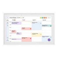 Skylight - Calendar: 15 Inch Touchscreen Smart Calendar and Chore Chart - White