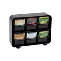 Mind Reader - Tea Bag Organizer, Tea Station Organizer, Countertop Storage, Plastic, 10.25&quot;L x 3....