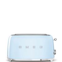 SMEG TSF02 4-Slice Long Wide-Slot Toaster - Pastel Blue