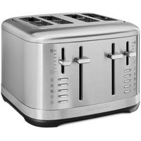 KitchenAid - 4 Slice Programmable Toaster - Brushed Stainless Steel