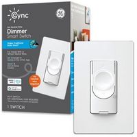 Cync - Smart Dimmer Switch, No Neutral Wire Required, Bluetooth and 2.4GHz Wifi - White