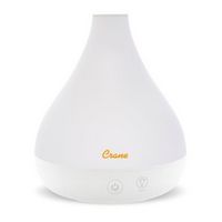CRANE - 0.35 Gal. 2-in-1 Ultrasonic Cool Mist Humidifer & Aroma Diffuser - White
