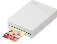 Canon - SELPHY QX20 Wireless Compact Photo Printer - White